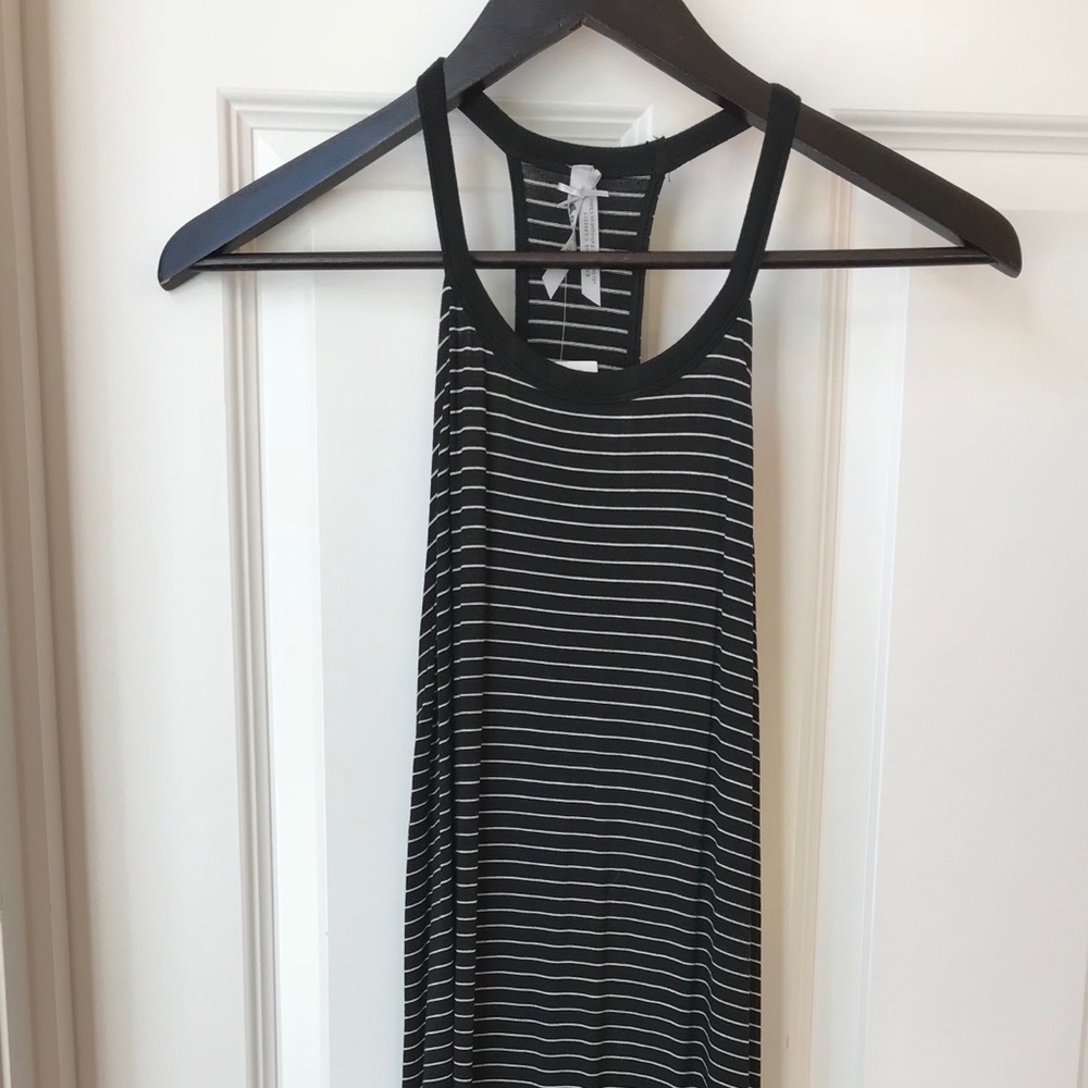 NWT Racerback Fitted Maxi Dress Size L